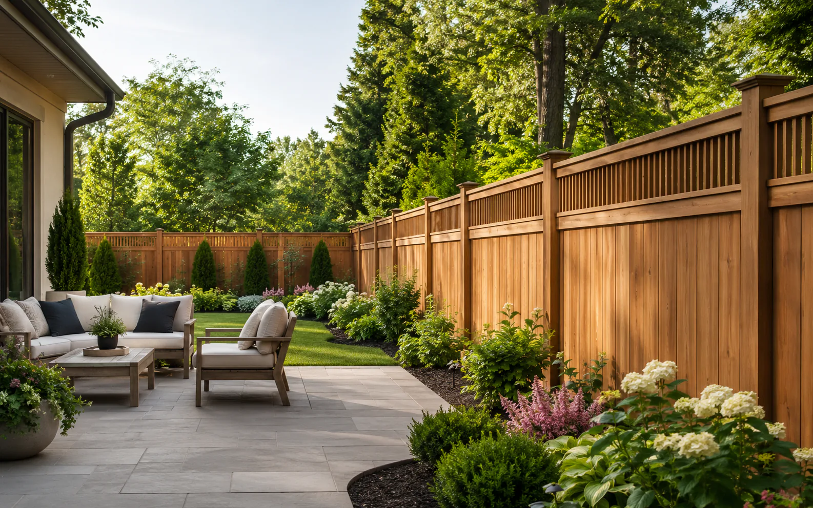Garden Fencing example by Walden Fencing & Gates