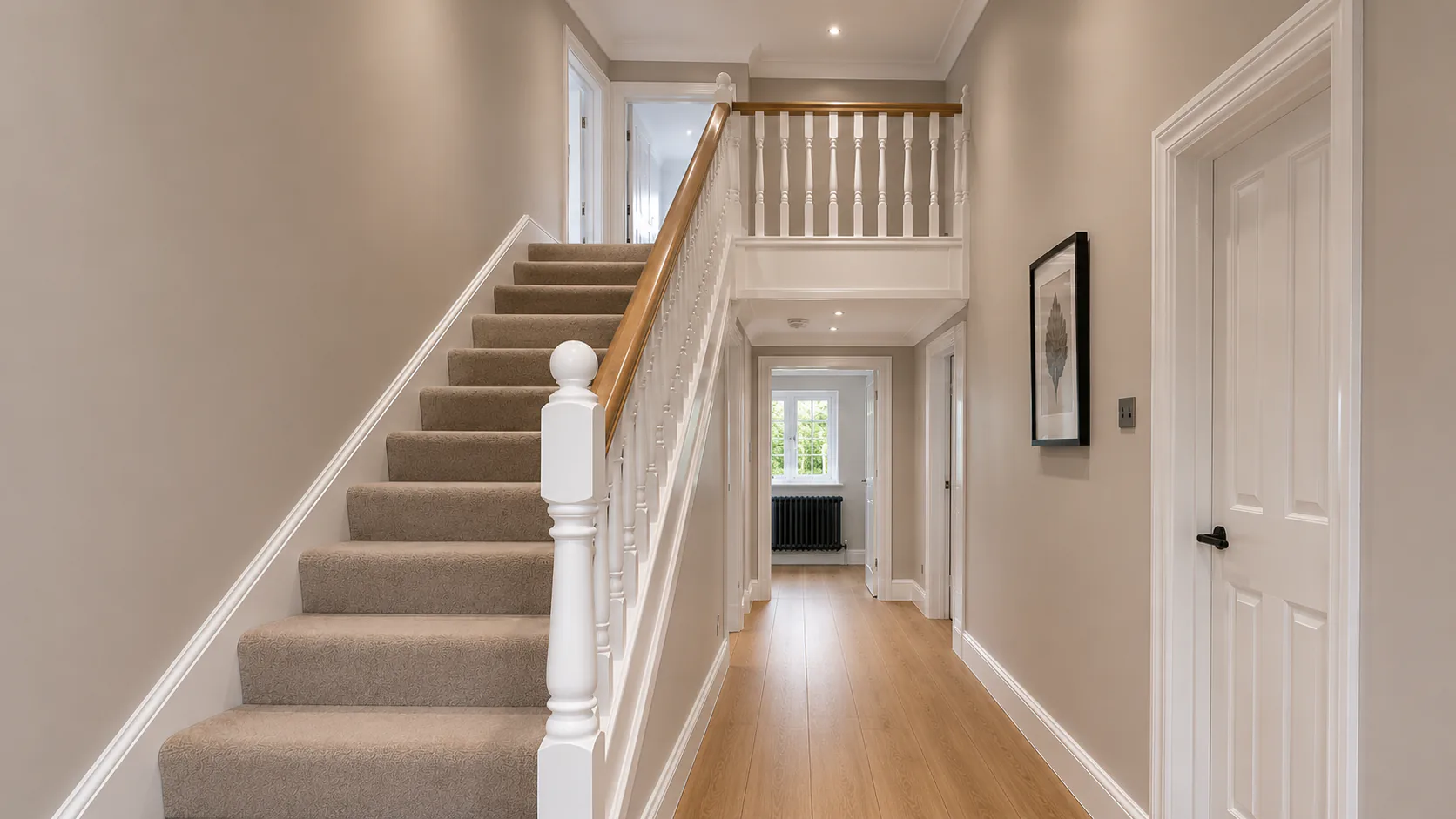 Hallway & Stair Decorating project example
