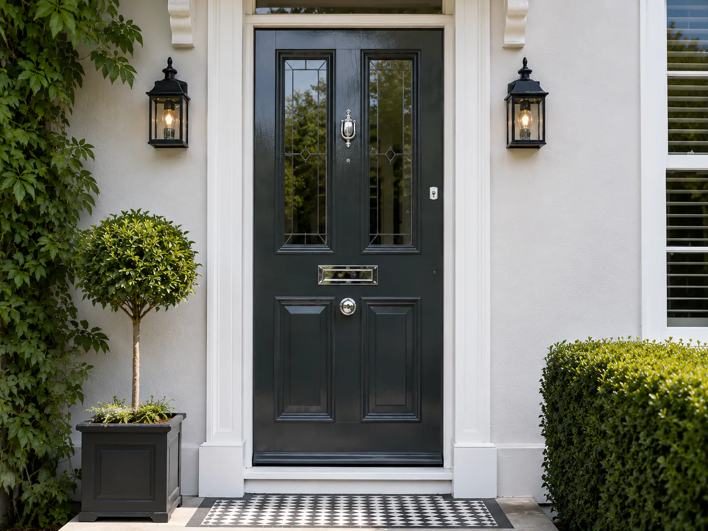 Exterior Door Finish project example